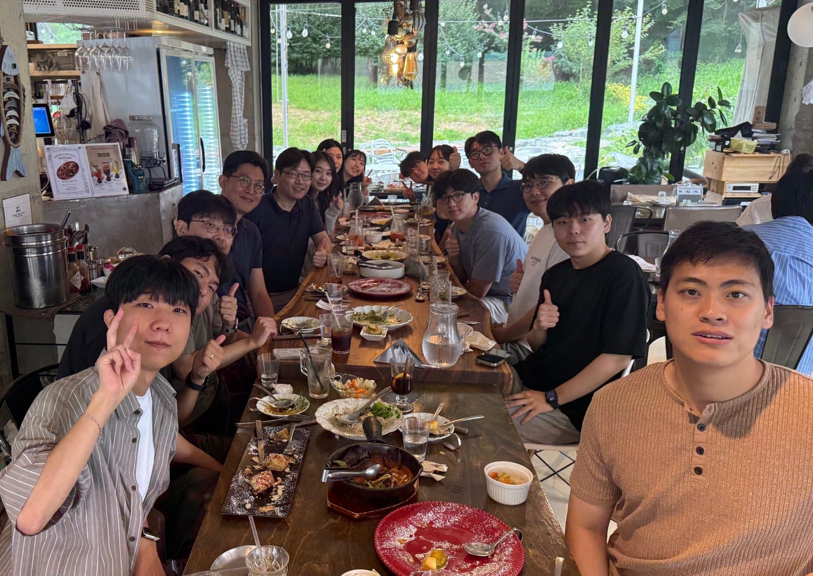 우성욱 교수님 고별 회식